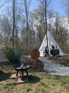 Wandelpad camping Buitenland
