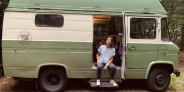 Camperbus Columbus met Mel