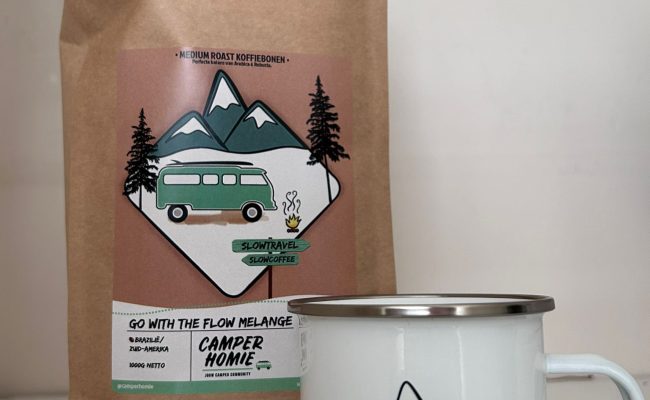 Koffie cadeau pakket; kampeer koffie; camper koffie