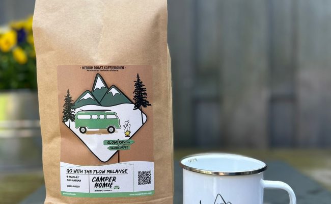 Koffie cadeau pakket; kampeer koffie; camper koffie