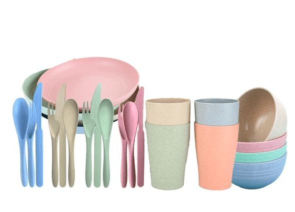 green-goose® Bio-based Camping Servies | 24-Delig | Duurzaam